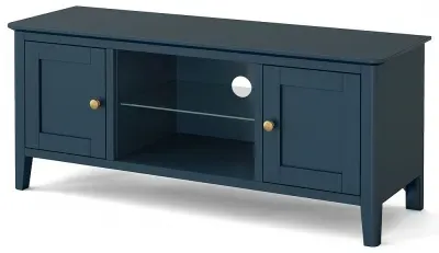 Harrogate 120cm TV Unit with Storage - Blue