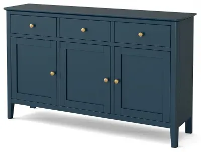 Harrogate 3 Door Sideboard - Blue