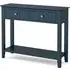 Harrogate Blue 2 Drawer Console Table - Blue