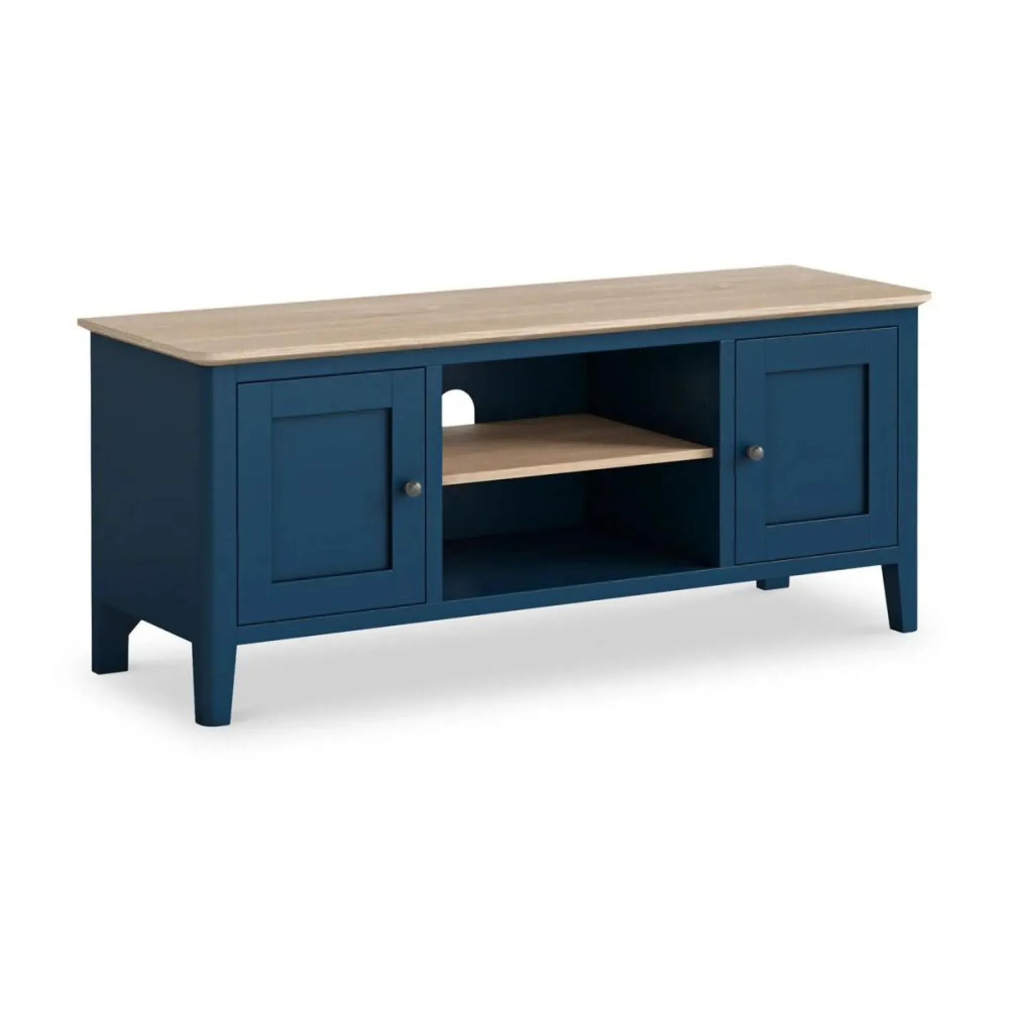 Marlow 150cm TV Unit with Storage - Navy Blue