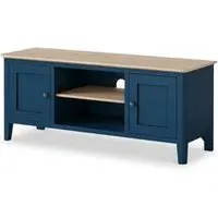 Marlow 150cm TV Unit with Storage - Navy Blue