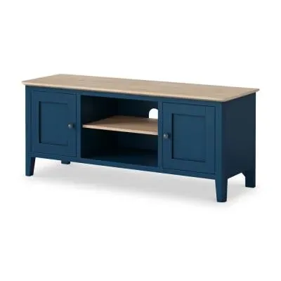 Marlow 150cm TV Unit with Storage - Navy Blue image