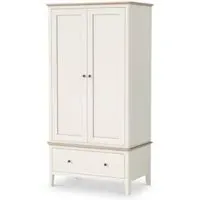 Marlow 2 Door Gents Wardrobe - Coconut White