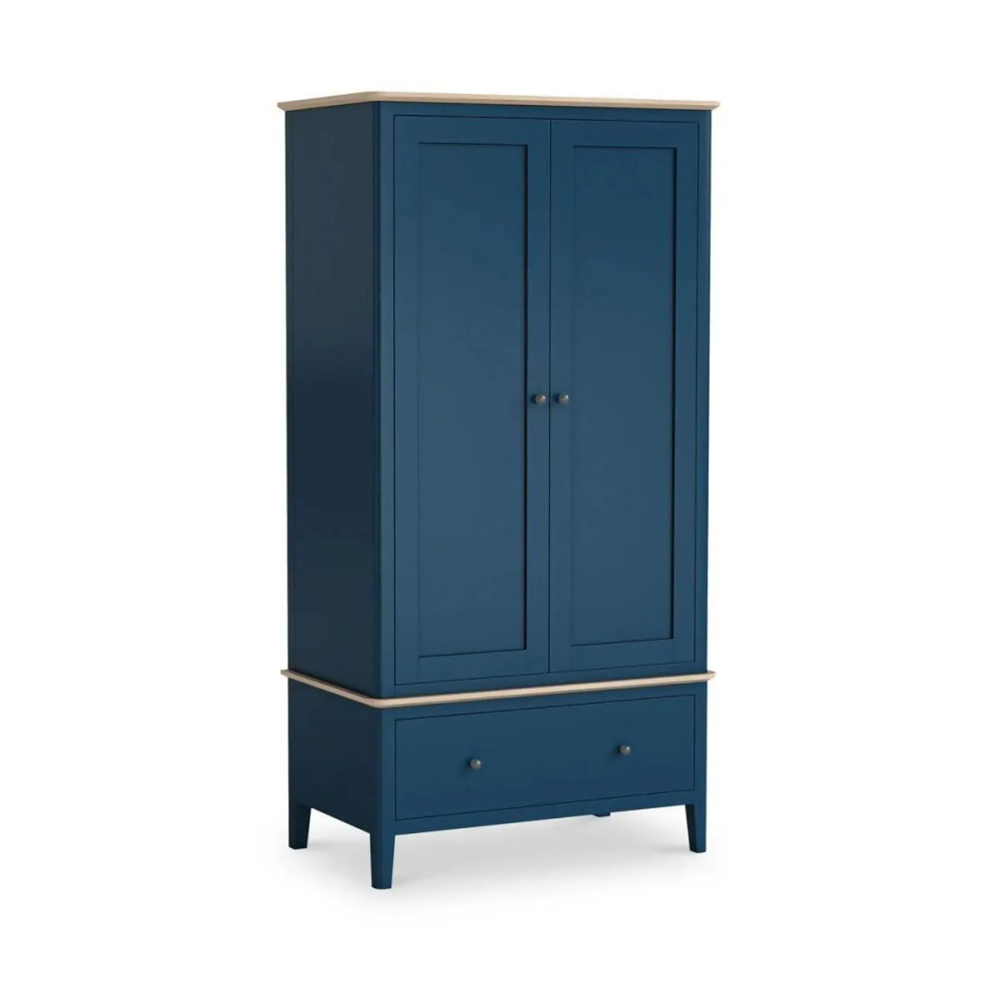 Marlow 2 Door Gents Wardrobe - Navy Blue