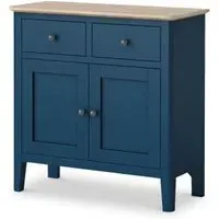 Marlow 2 Door Small Sideboard - Navy Blue