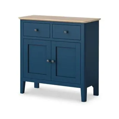Marlow 2 Door Small Sideboard - Navy Blue