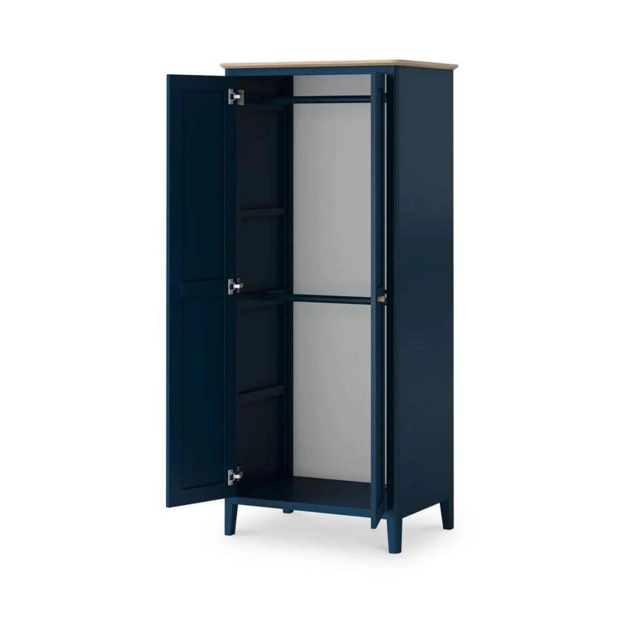 Marlow 2 Door Wardrobe - Navy Blue