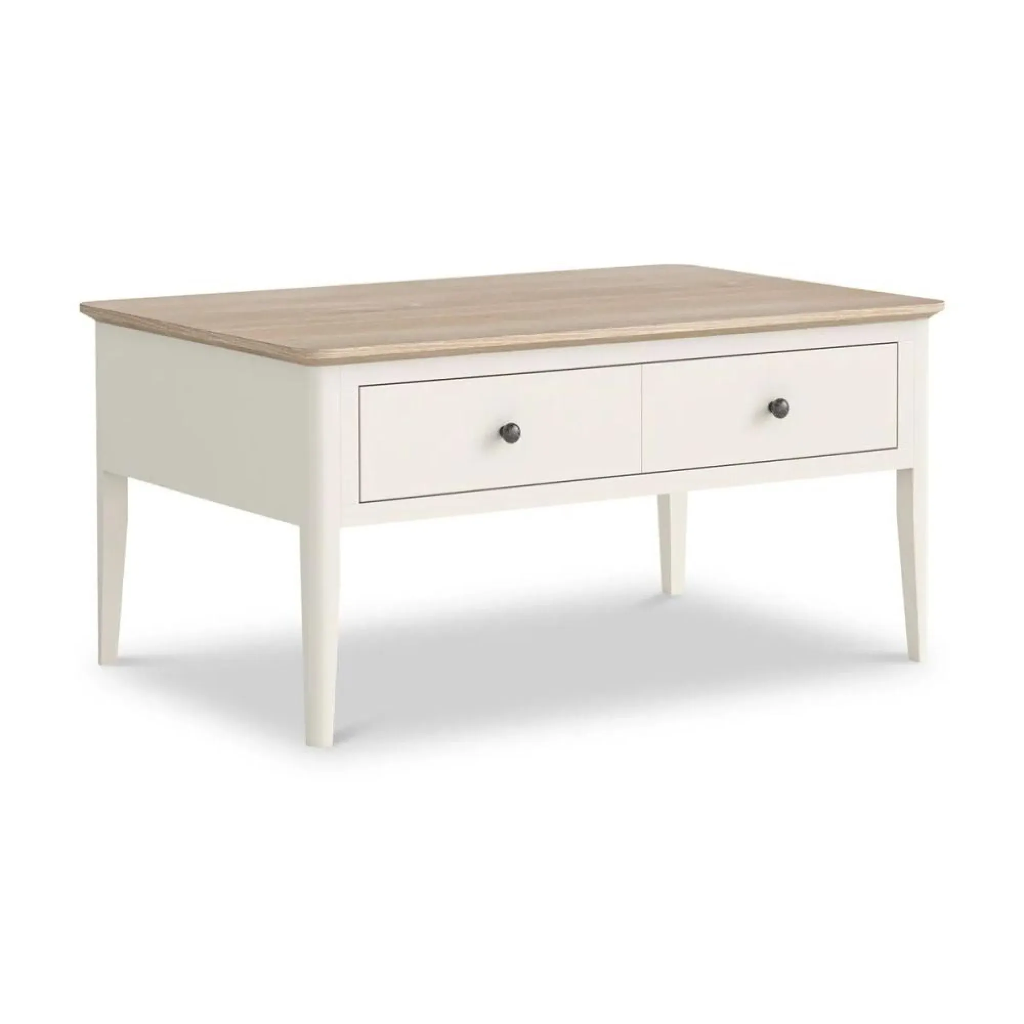 Marlow 2 Drawer Coffee Table - White