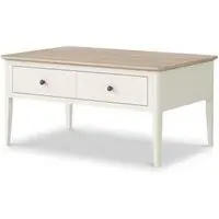 Marlow 2 Drawer Coffee Table - White