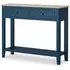Marlow 2 Drawer Console Table - Navy Blue