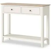 Marlow 2 Drawer Console Table - White