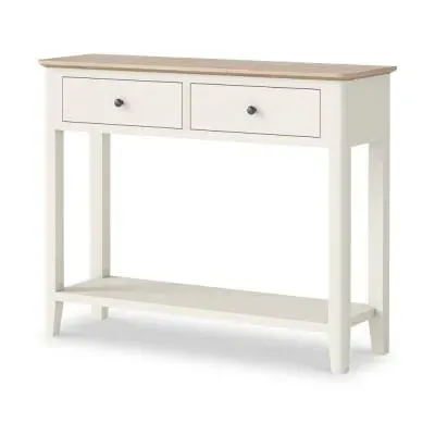 Marlow 2 Drawer Console Table - White