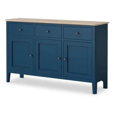 Marlow 3 Door Large Sideboard - Blue