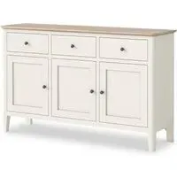 Marlow 3 Door Large Sideboard - White
