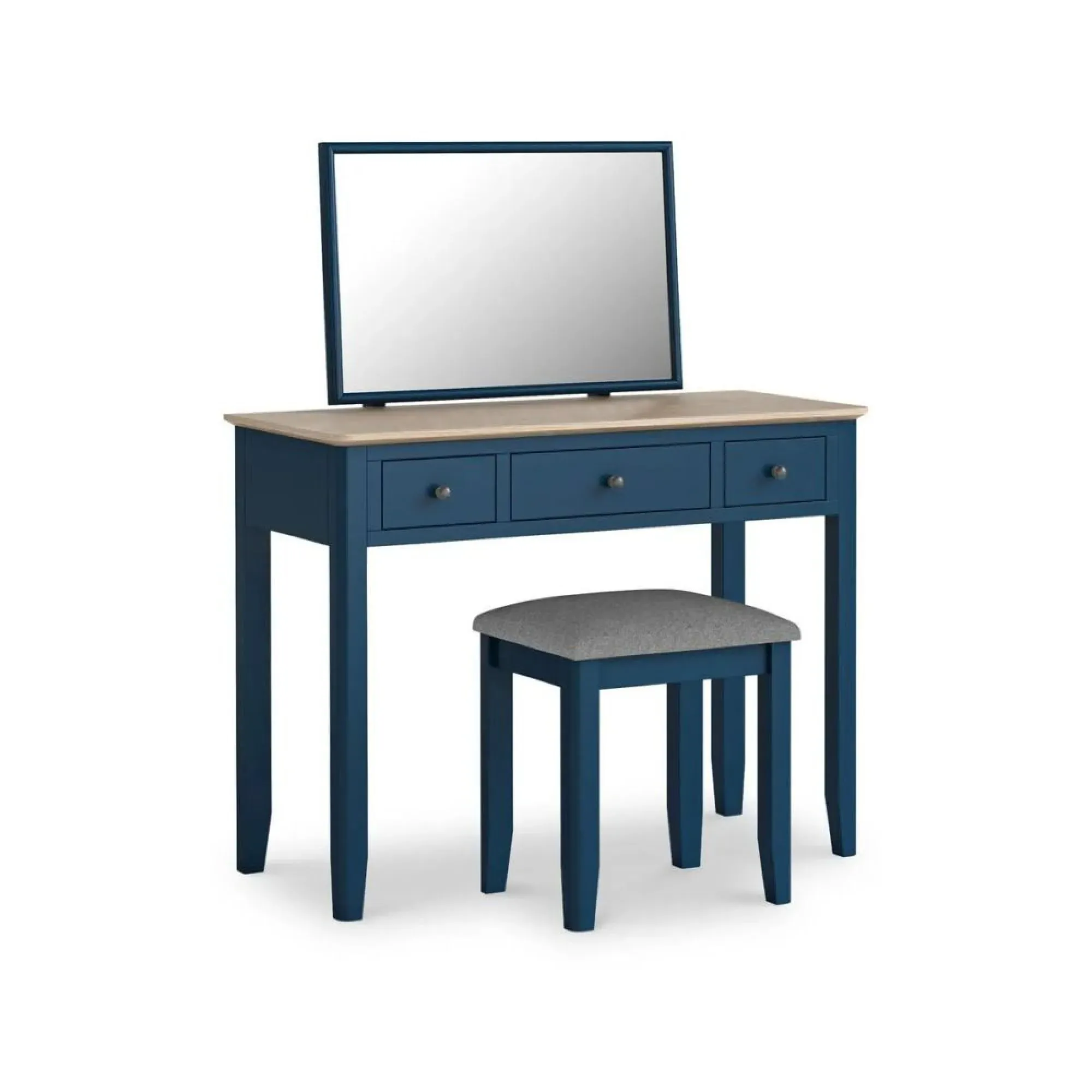 Marlow 3 Drawer Dressing Table Set - Blue