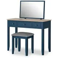 Marlow 3 Drawer Dressing Table Set - Blue