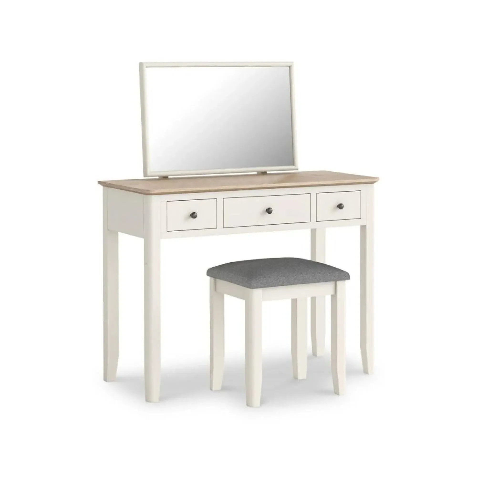 Marlow 3 Drawer Dressing Table Set - White