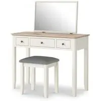 Marlow 3 Drawer Dressing Table Set - White
