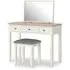 Marlow 3 Drawer Dressing Table Set - White