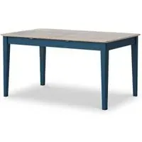 Marlow 6-8 Seater Extendable Dining Table - Navy Blue