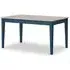 Marlow 6-8 Seater Extendable Dining Table - Navy Blue
