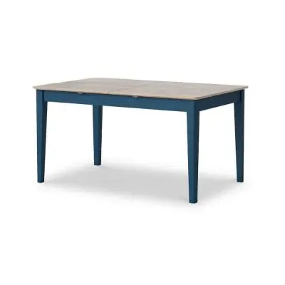 Marlow 6-8 Seater Extendable Dining Table - Navy Blue