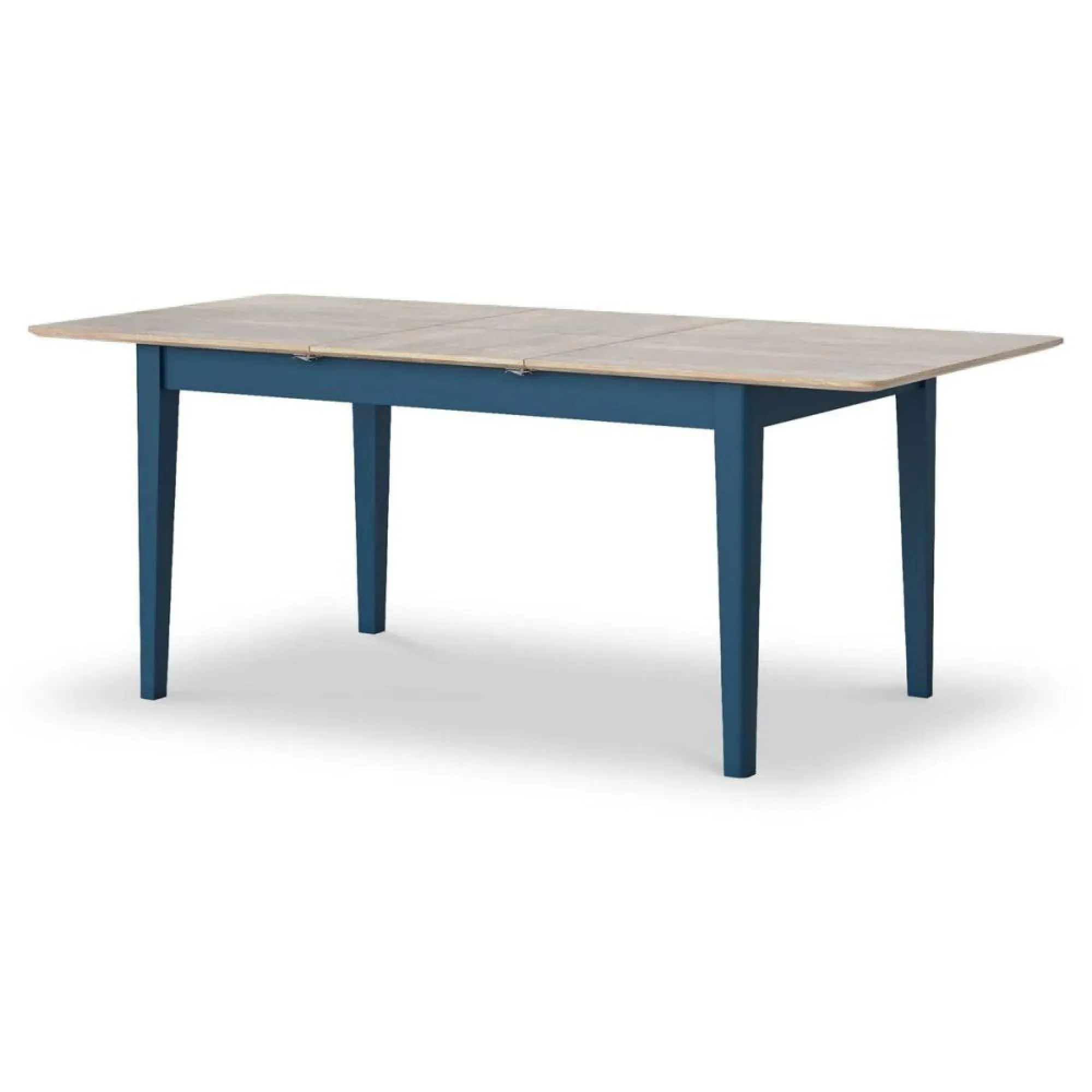 Marlow 6-8 Seater Extending Dining Set with Ladder Back Chair - Navy Blue