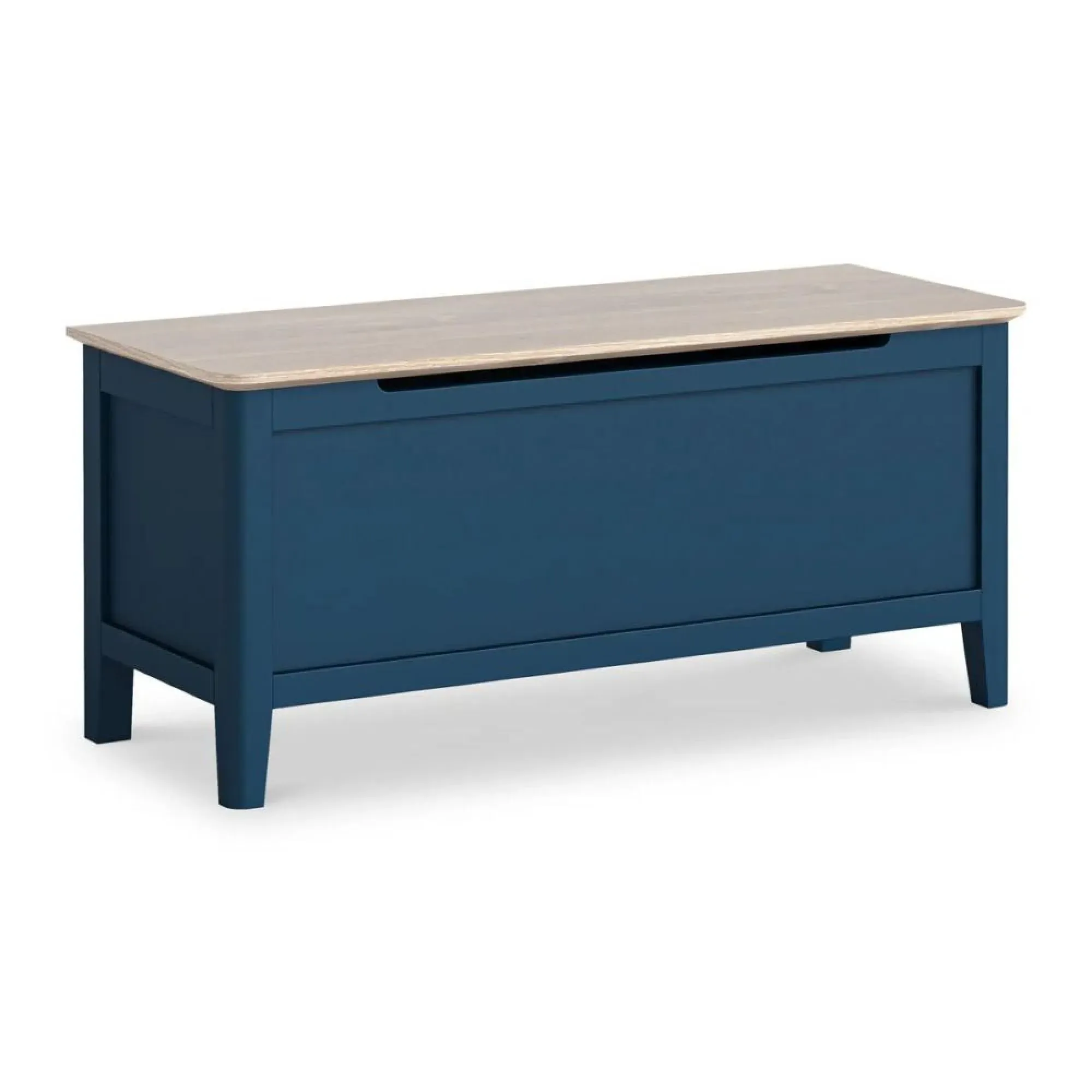 Marlow Blanket Box - Navy Blue