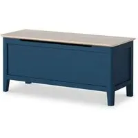 Marlow Blanket Box - Navy Blue