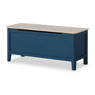 Marlow Blanket Box - Navy Blue image