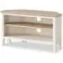 Marlow Corner TV Unit with Storage - White