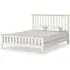 Marlow King Size Slatted Bed - White