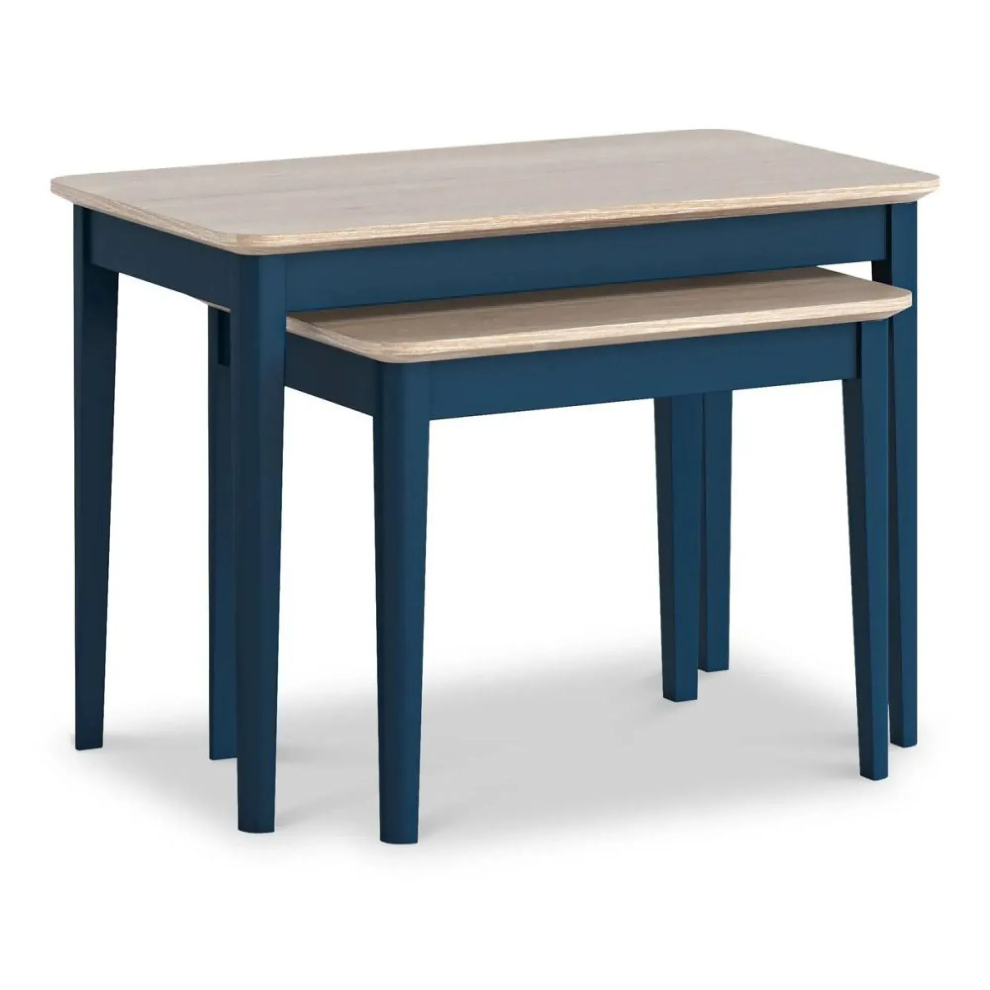 Marlow Nest of 2 Tables - Navy Blue