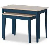 Marlow Nest of 2 Tables - Navy Blue