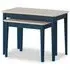 Marlow Nest of 2 Tables - Navy Blue