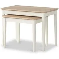 Marlow Nest of 2 Tables - White