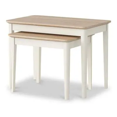 Marlow Nest of 2 Tables - White