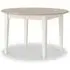 Marlow Round Extending Dining Table - Coconut White