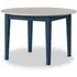 Marlow Round Extending Dining Table - Navy Blue