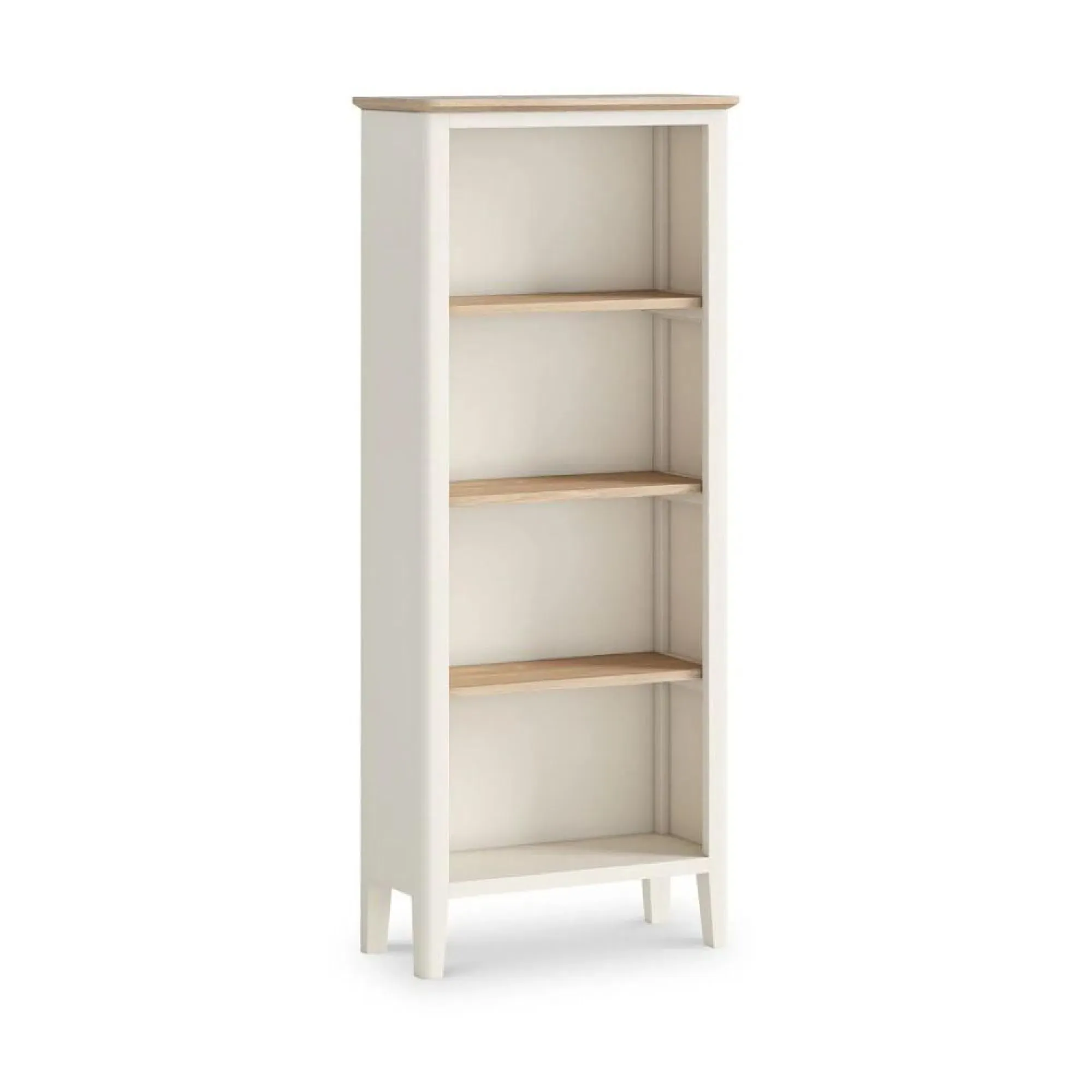 Marlow Slim Bookcase - Coconut White
