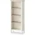 Marlow Slim Bookcase - Coconut White
