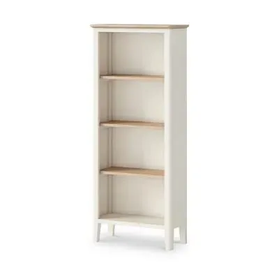 Marlow Slim Bookcase - Coconut White