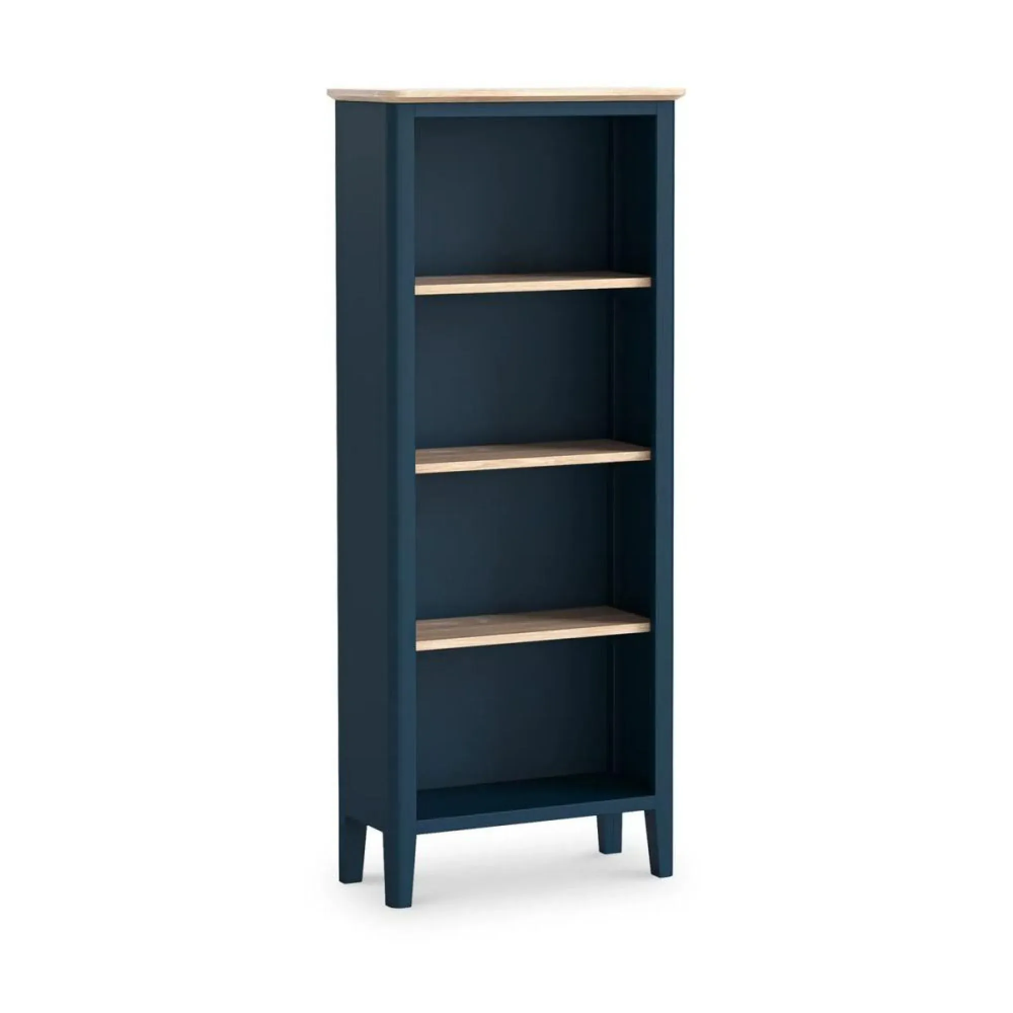 Marlow Slim Bookcase - Navy Blue