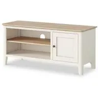 Marlow TV Unit with Storage - Coconut White