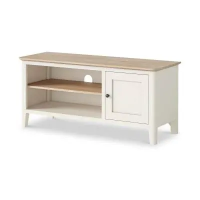 Marlow TV Unit with Storage - Coconut White image