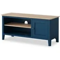 Marlow TV Unit with Storage - Navy Blue