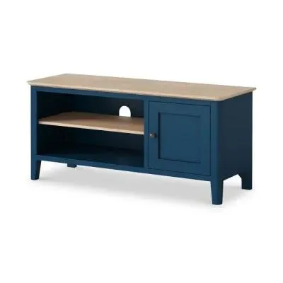 Marlow TV Unit with Storage - Navy Blue