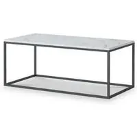 Marmora Coffee Table - White, Marble