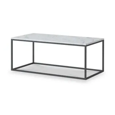 Marmora Coffee Table - White, Marble