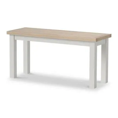 Painted Dining Bench - Light Grey image